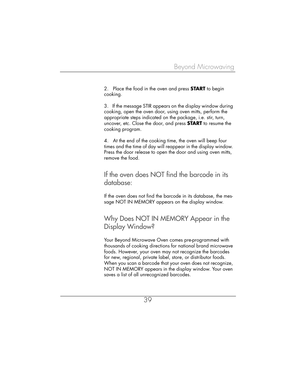 Toastmaster WBYMW1 User Manual | Page 40 / 85