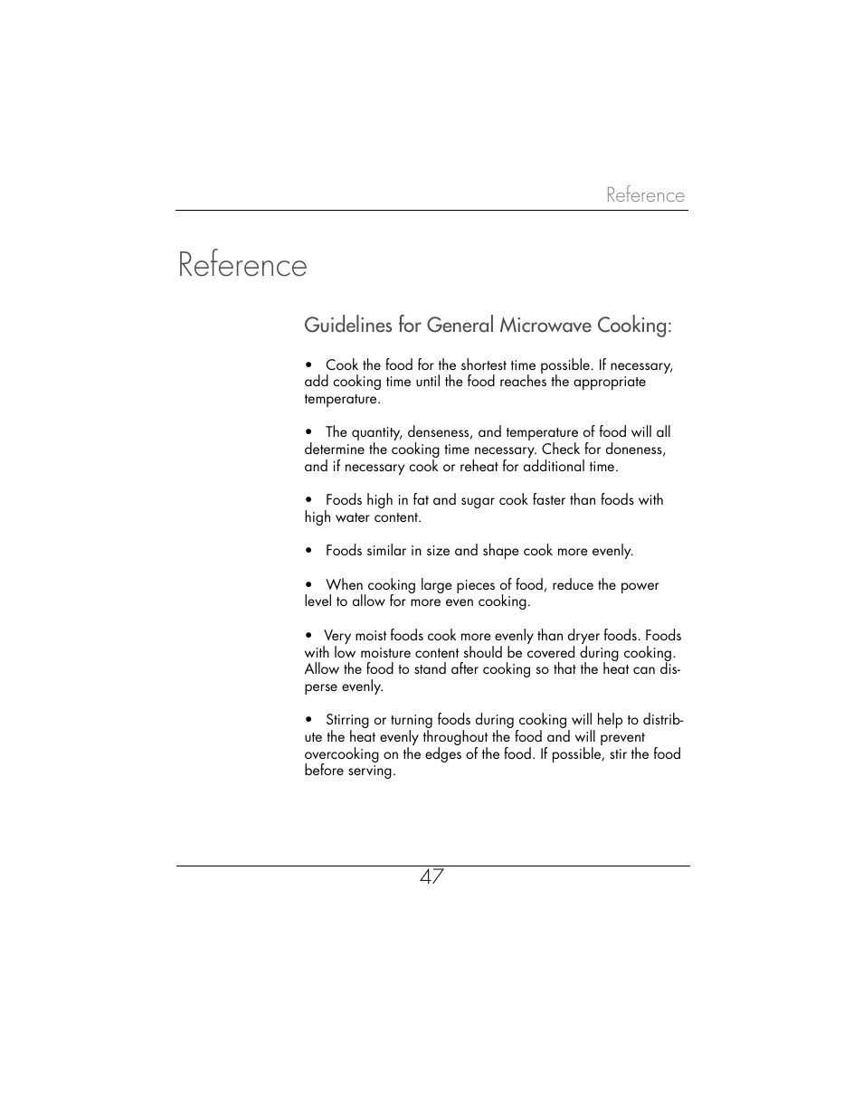 Reference | Toastmaster WBYMW1 User Manual | Page 48 / 85