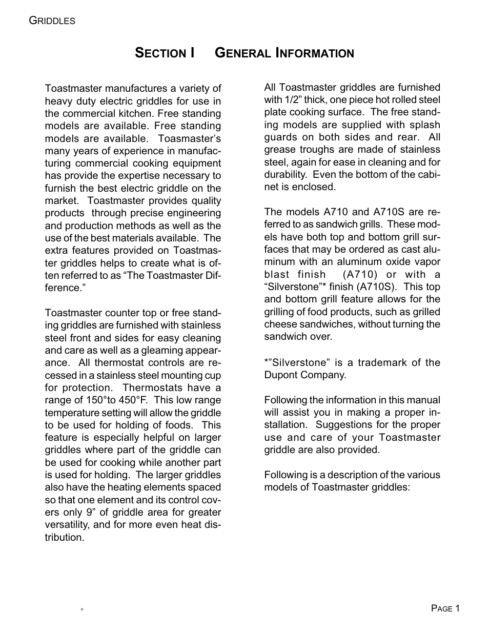 Toastmaster Free-Standing Models 7324 User Manual | Page 2 / 25