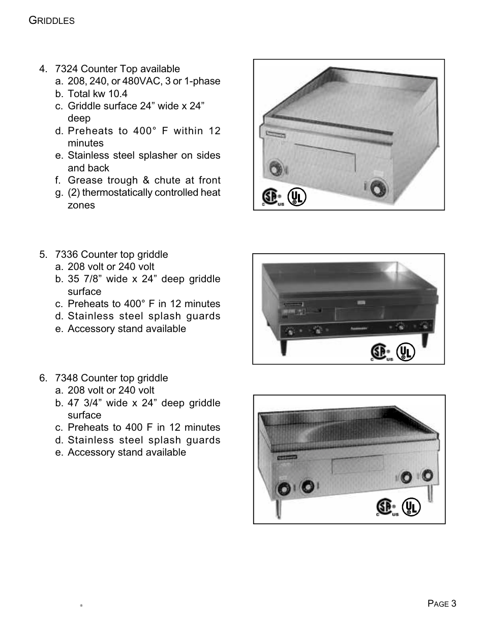 Toastmaster Free-Standing Models 7324 User Manual | Page 4 / 25