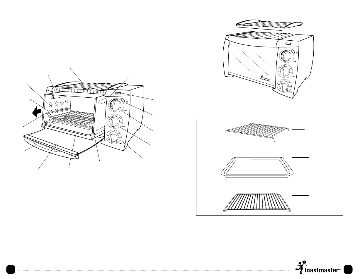 Toastmaster TOV450RL User Manual | Page 6 / 26