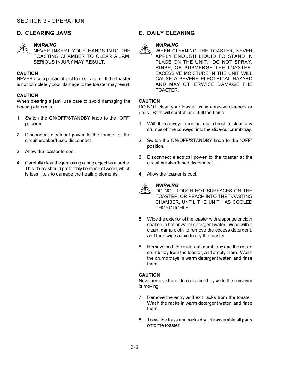 Toastmaster TW240 User Manual | Page 10 / 12
