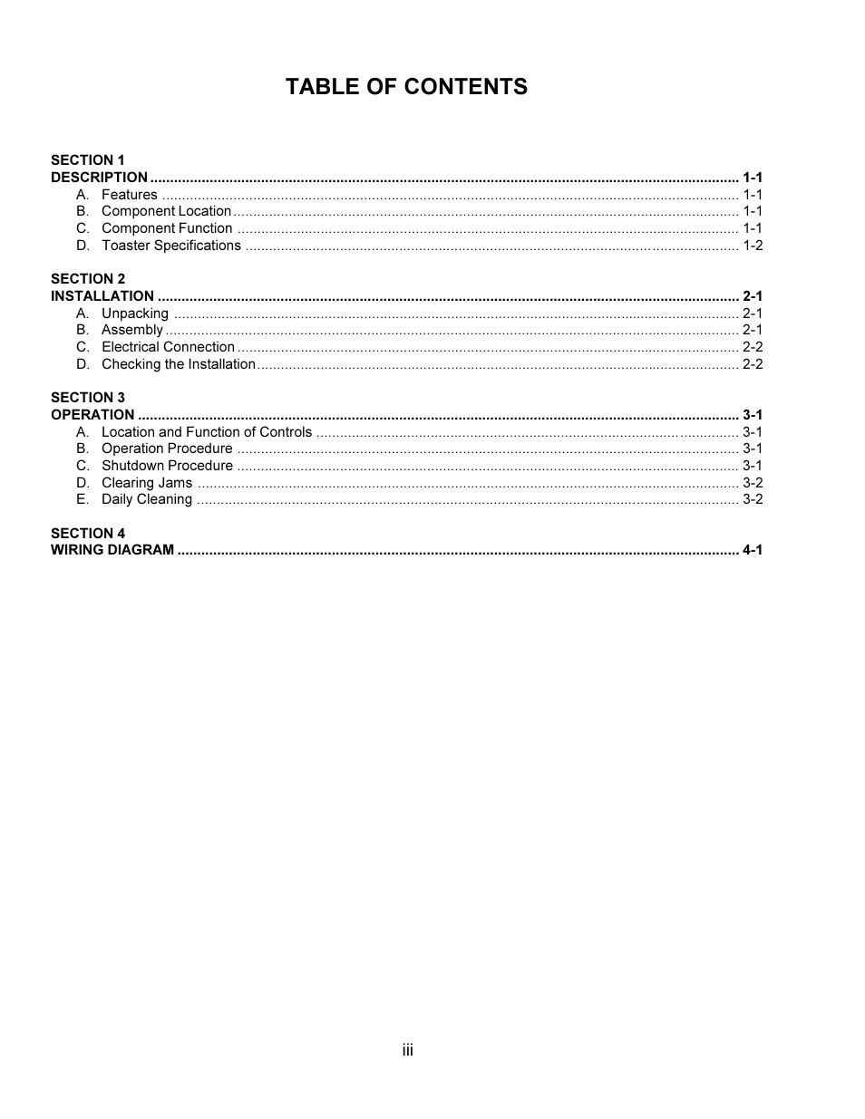 Toastmaster TW240 User Manual | Page 4 / 12