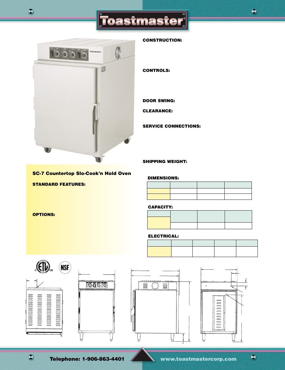 Slo-cook’n hold | Toastmaster SC-14 User Manual | Page 7 / 11