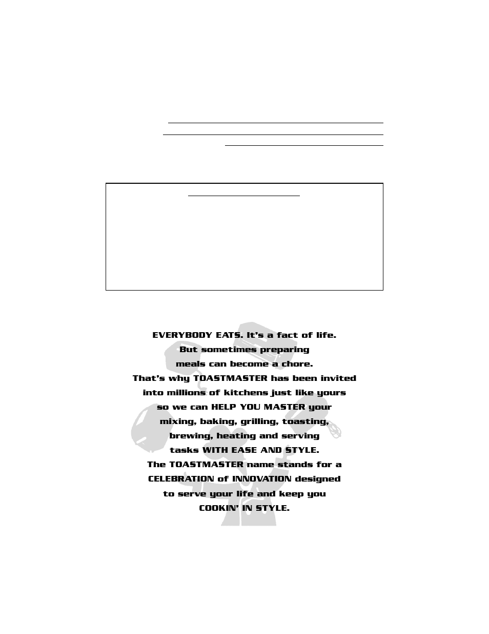 Toastmaster 6506 User Manual | Page 6 / 6