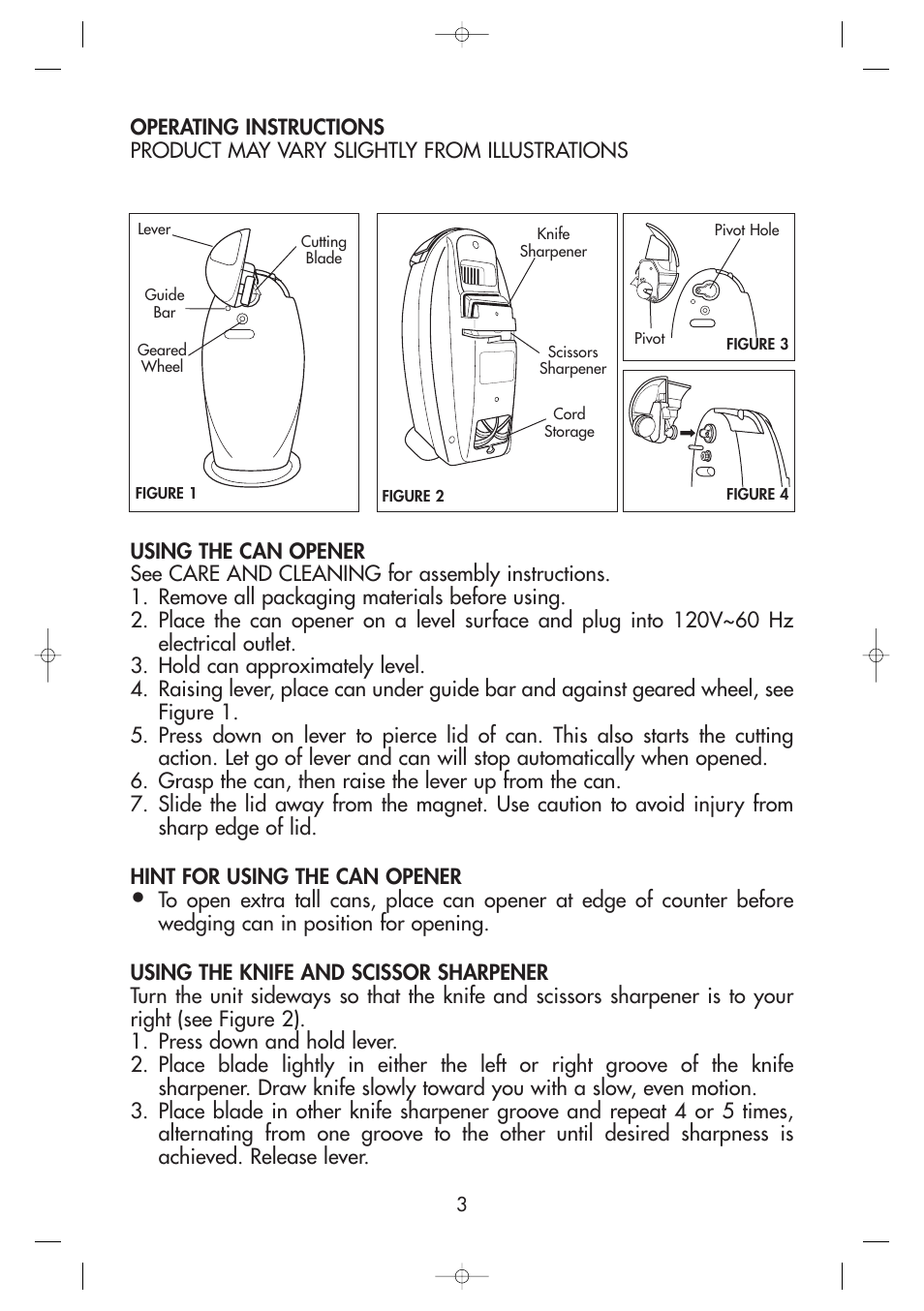 Toastmaster 2238 User Manual | Page 3 / 6