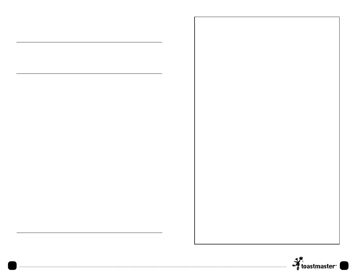 Trouble shooting, Continued) | Toastmaster TRC7 User Manual | Page 20 / 24