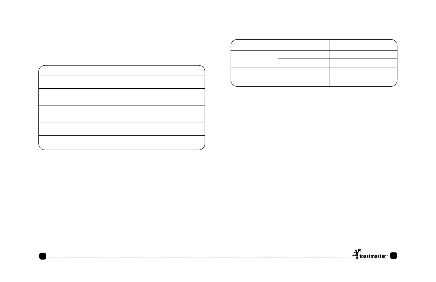 Specifications, Display information | Toastmaster TBR15CAN User Manual | Page 59 / 65