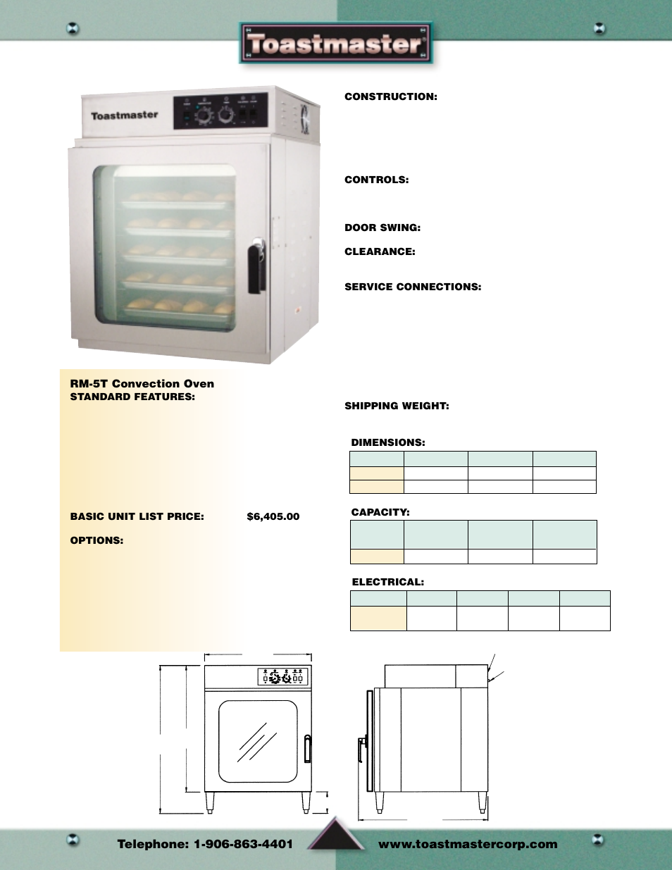 Convection oven | Toastmaster Toaster and Oven User Manual | Page 27 / 64