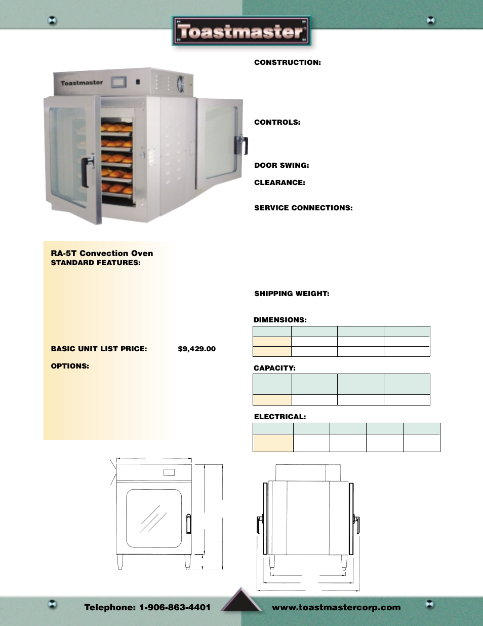 Convection oven | Toastmaster Toaster and Oven User Manual | Page 28 / 64