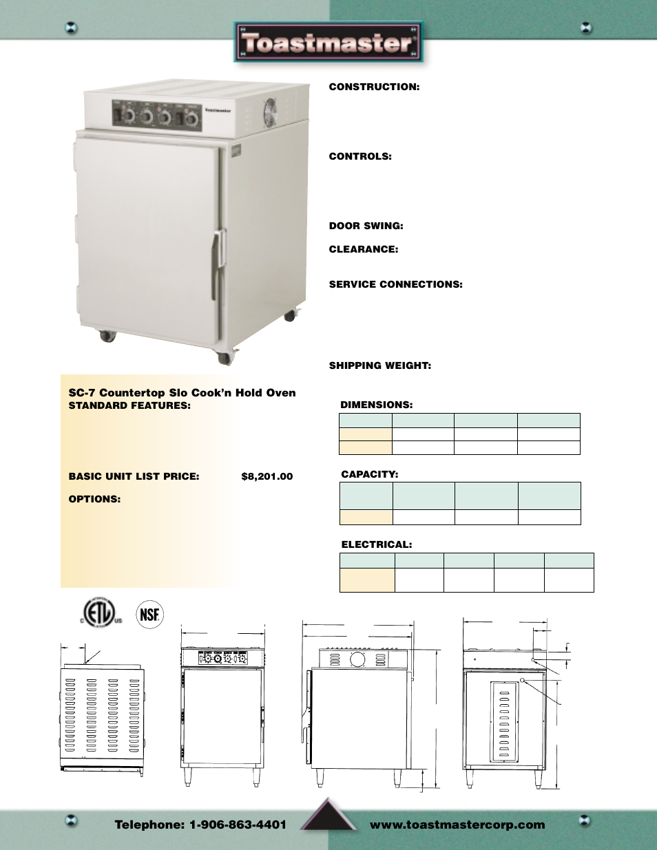 Slo-cook’n hold | Toastmaster Toaster and Oven User Manual | Page 35 / 64