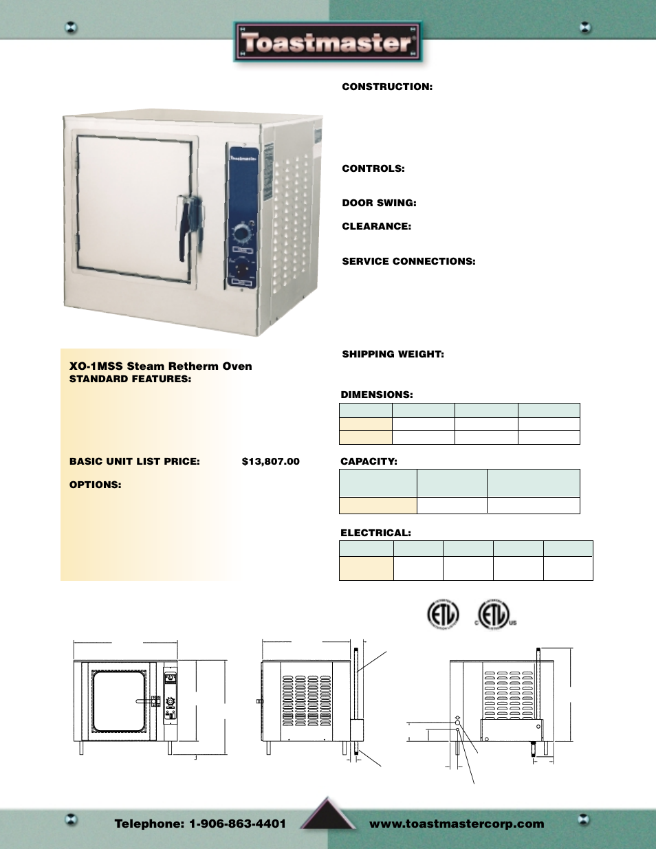 Steam equipment | Toastmaster Toaster and Oven User Manual | Page 39 / 64