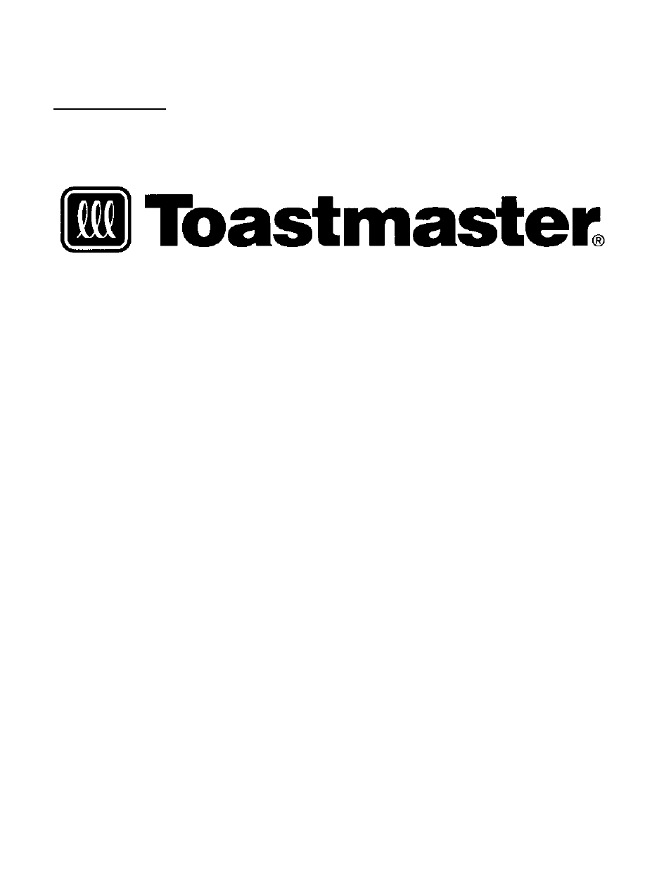 Toastmaster 245 User Manual | 4 pages