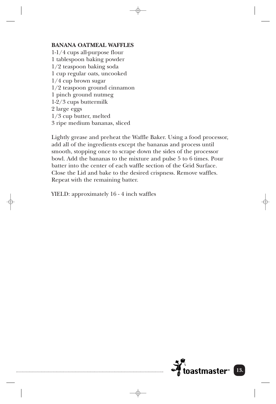 Toastmaster TWB4BELCAN User Manual | Page 14 / 22