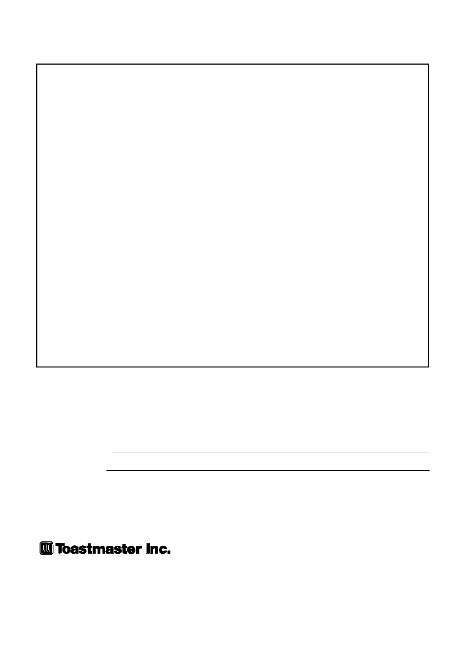 One year limited warranty, Keep dated sales receipt for warranty service | Toastmaster 1183 User Manual | Page 24 / 24