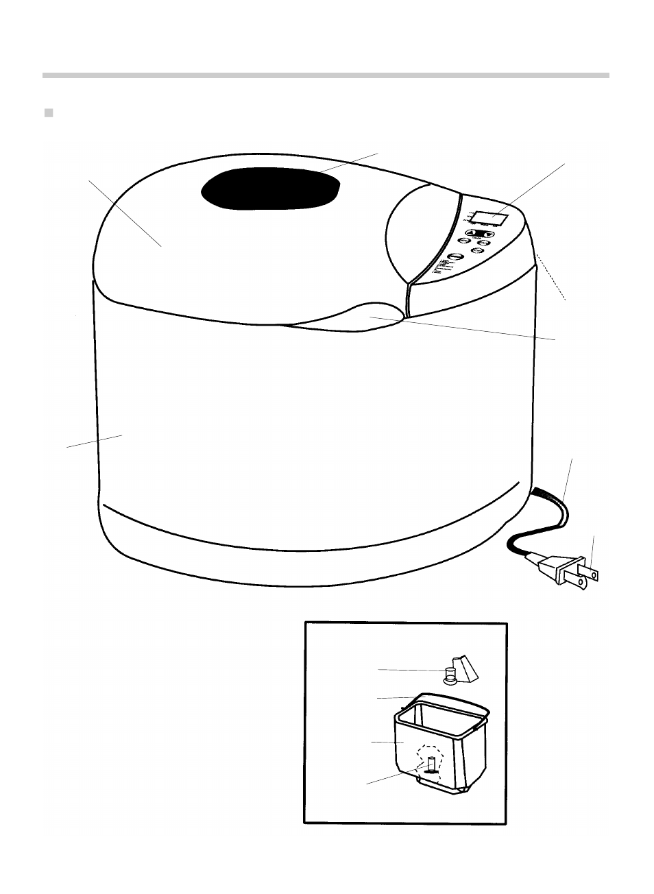 Bread maker introduction, Pa rt s | Toastmaster tbr2 User Manual | Page 5 / 56