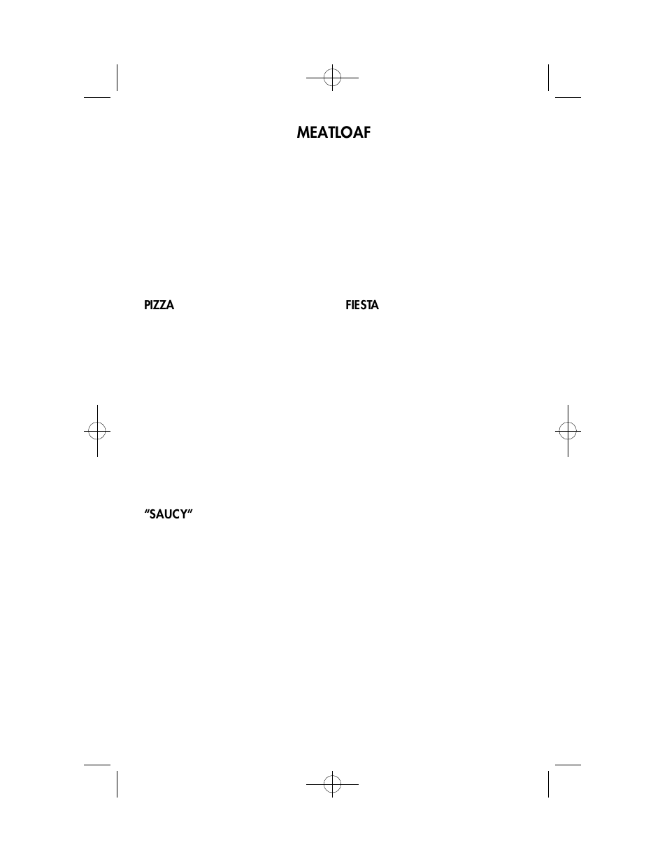 Meatloaf | Toastmaster TB8 User Manual | Page 17 / 19