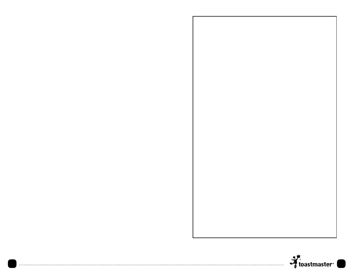 Toastmaster TMSM350 User Manual | Page 21 / 26