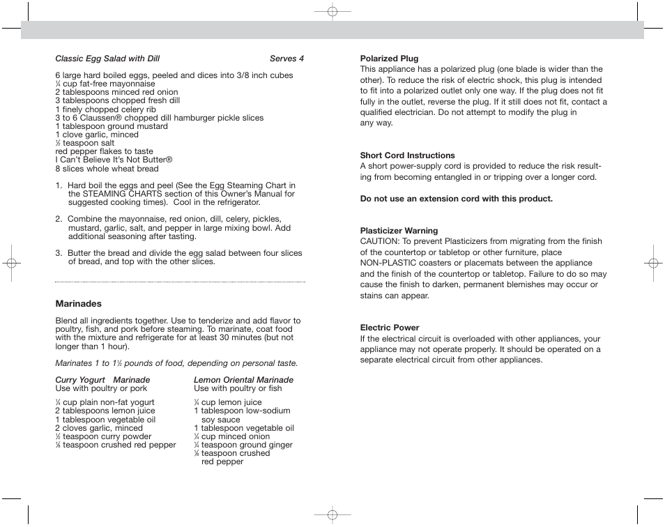 Toastmaster EST7 User Manual | Page 42 / 48