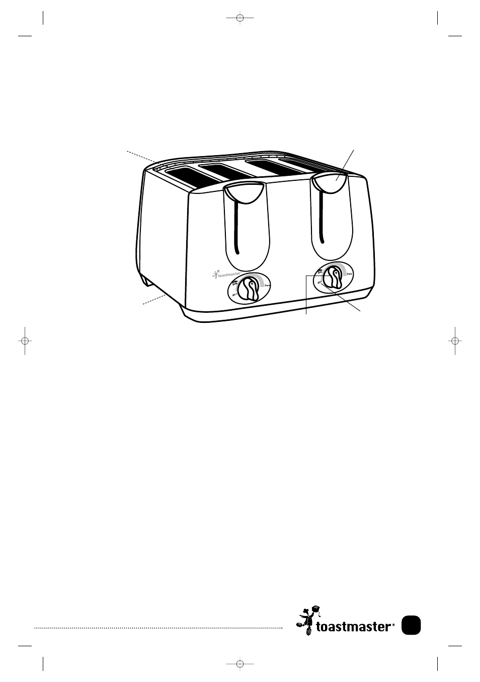 Product diagram, Toasting instructions | Toastmaster T2055BCCAN User Manual | Page 4 / 9
