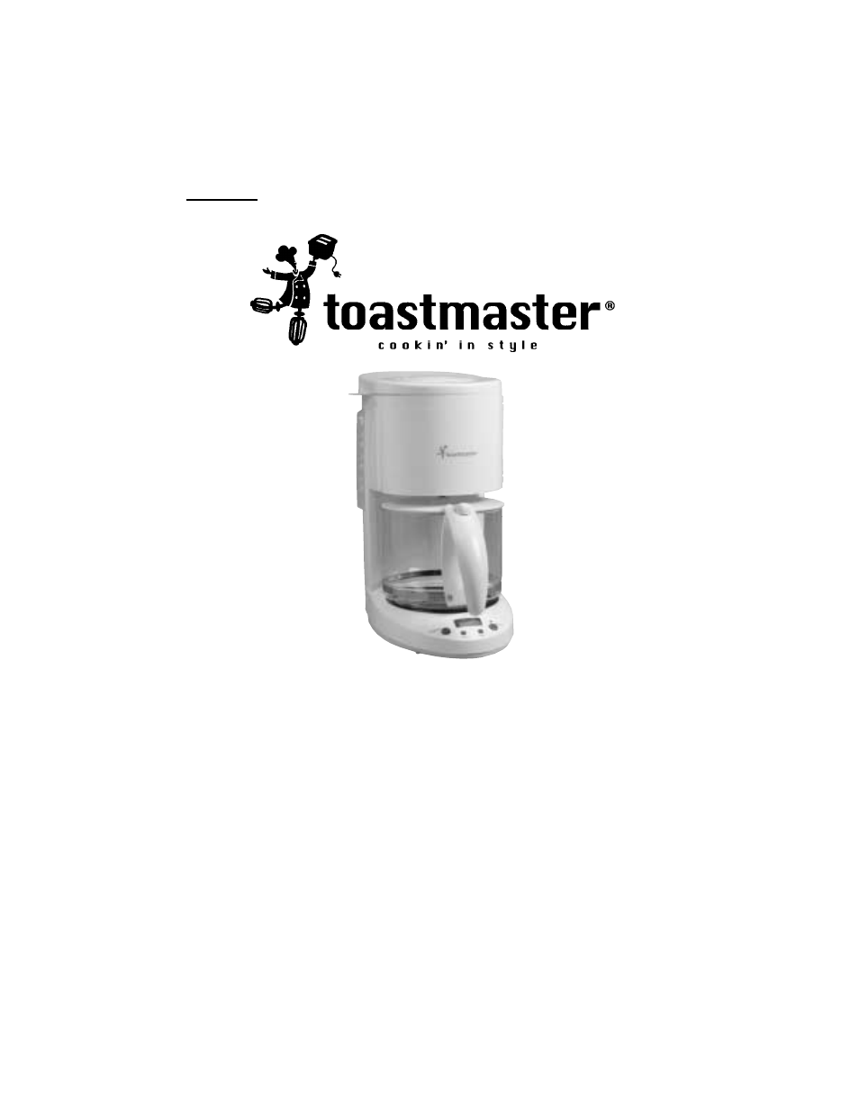 Toastmaster TCM10DW User Manual | 9 pages