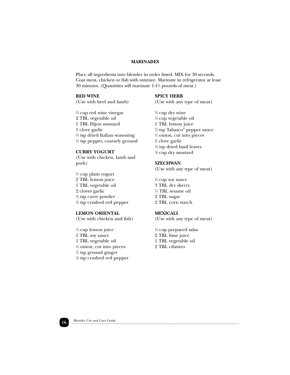 Toastmaster EDBL12 User Manual | Page 17 / 26