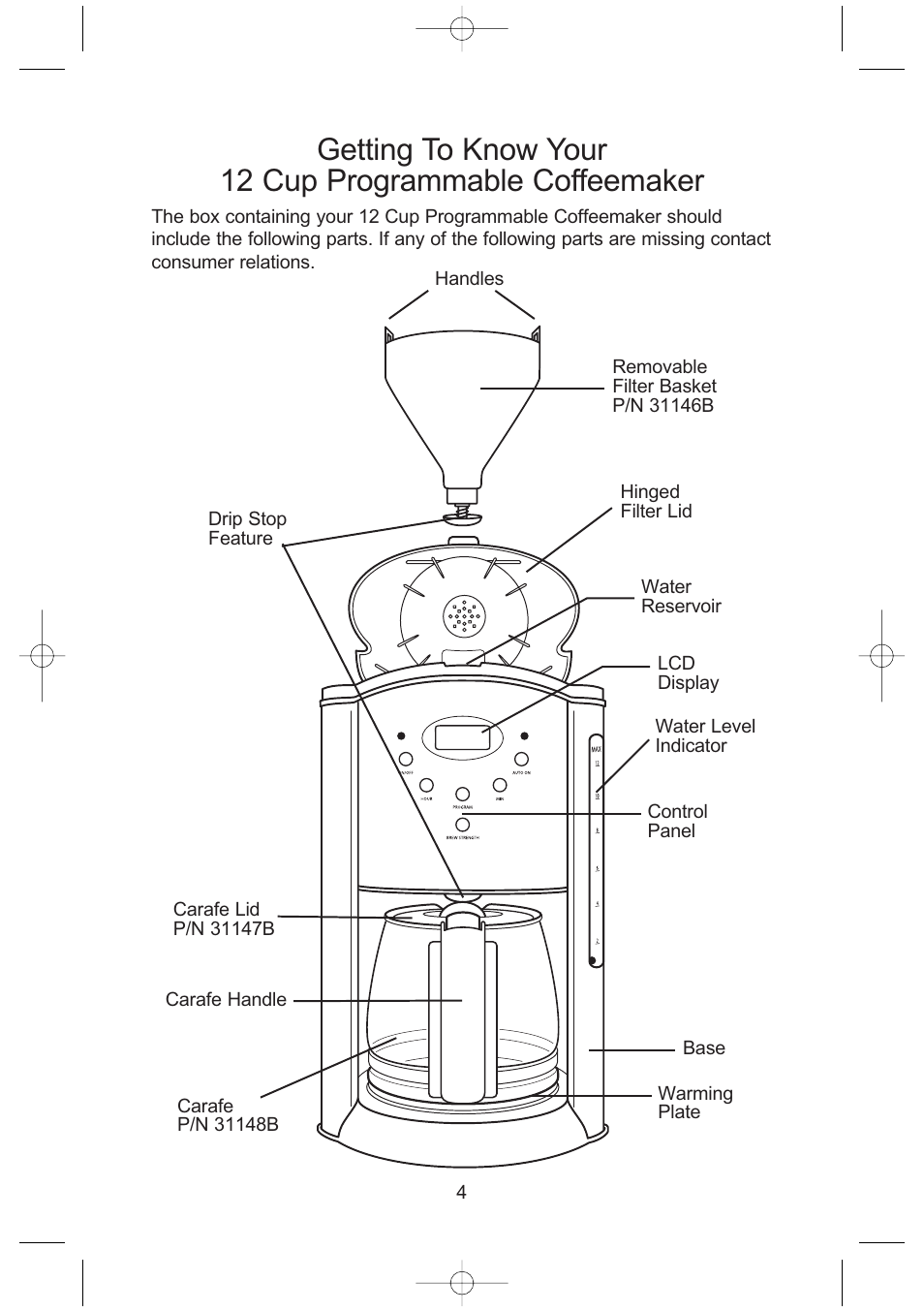 Toastmaster ME12DPB User Manual | Page 5 / 12