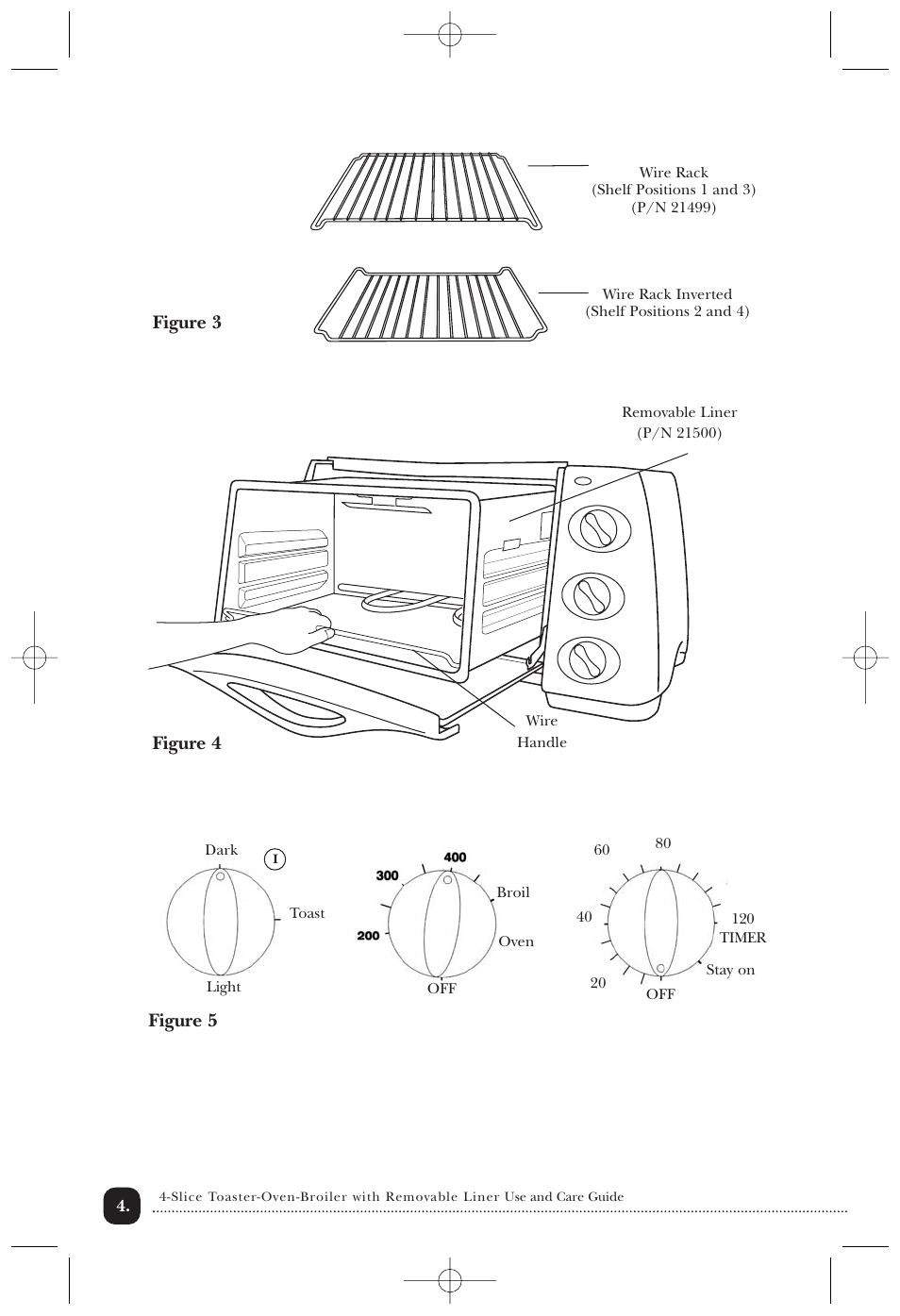 Figure 3, Figure 4 figure 5 | Toastmaster 357SCAN User Manual | Page 5 / 15