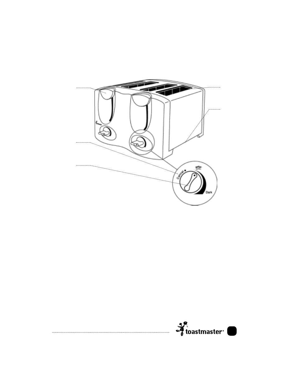 Product diagram, Toasting instructions | Toastmaster T2050BC User Manual | Page 4 / 9