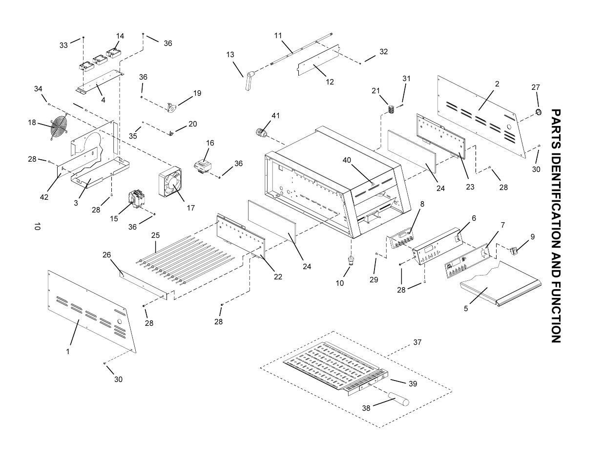 Parts identification and function | Toastmaster MBT240 User Manual | Page 10 / 16