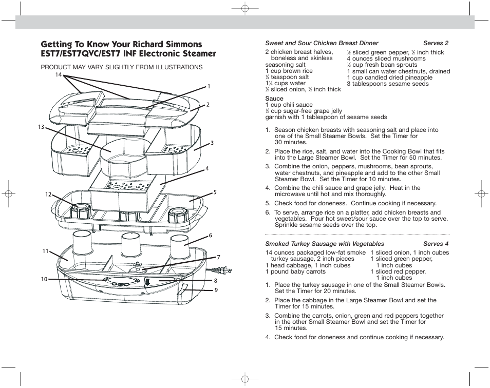 Toastmaster EST7 INF User Manual | Page 41 / 48
