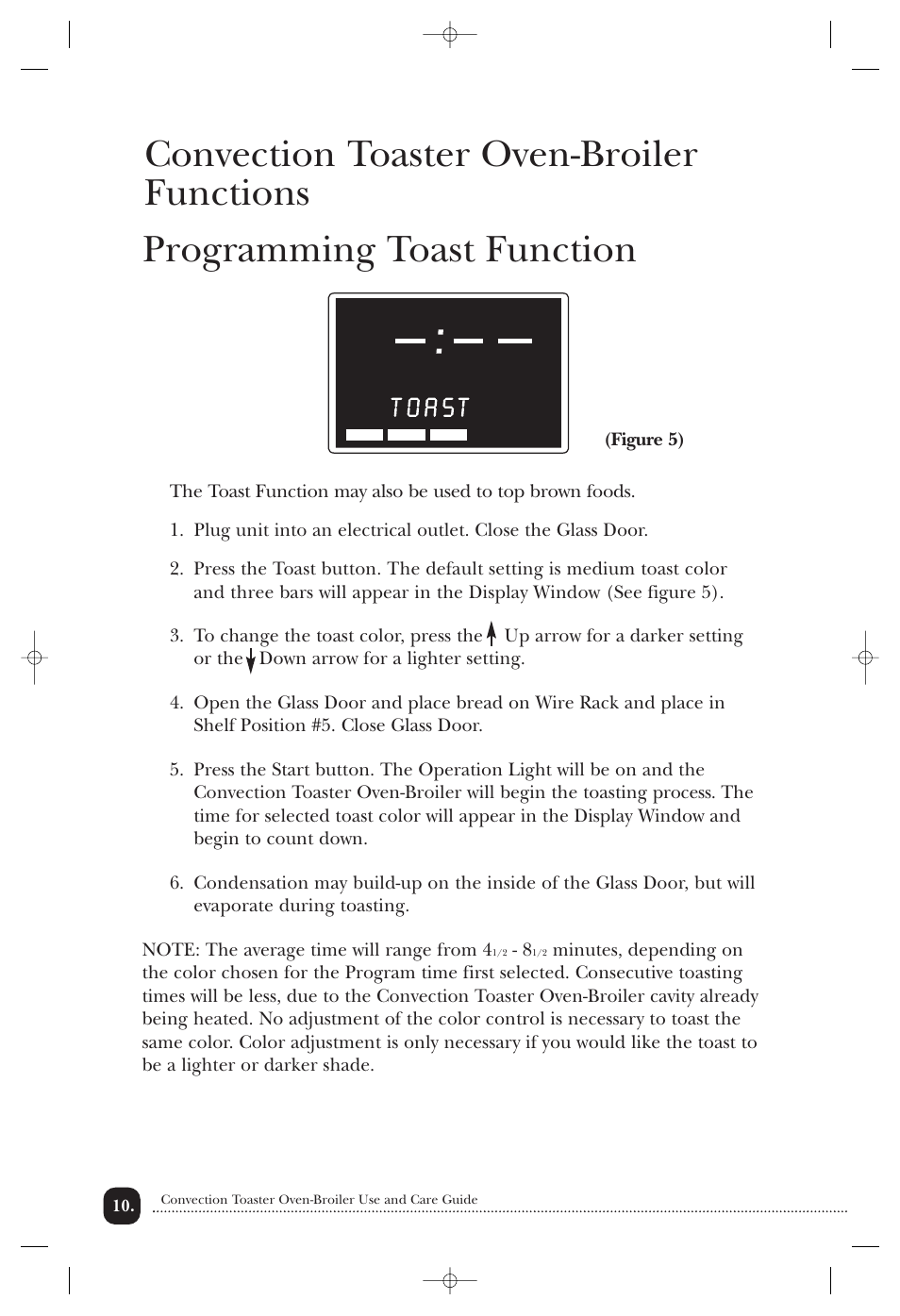 Toastmaster TOV211CAN User Manual | Page 11 / 33