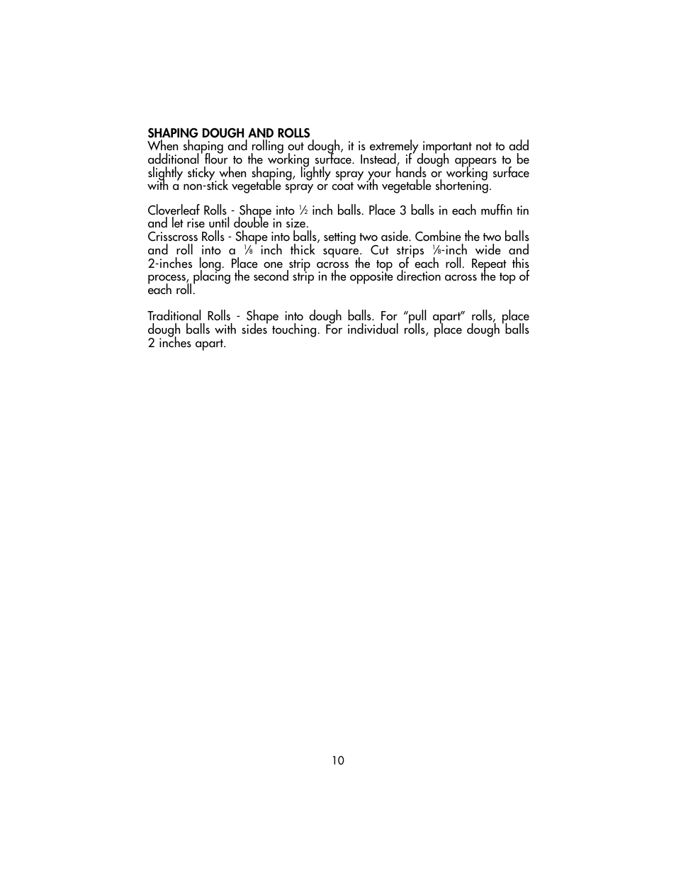 Toastmaster TSM10 User Manual | Page 10 / 66