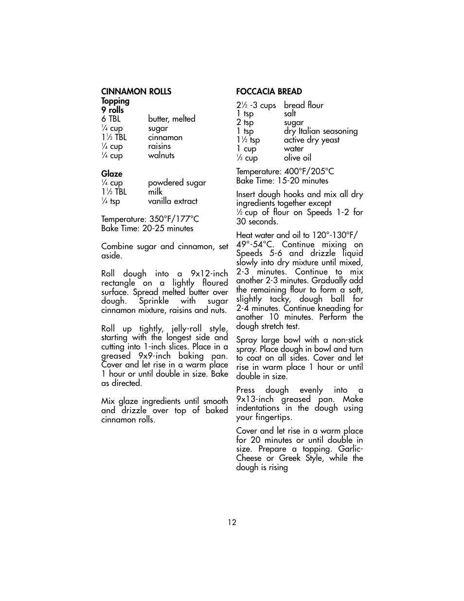 Toastmaster TSM10 User Manual | Page 12 / 66
