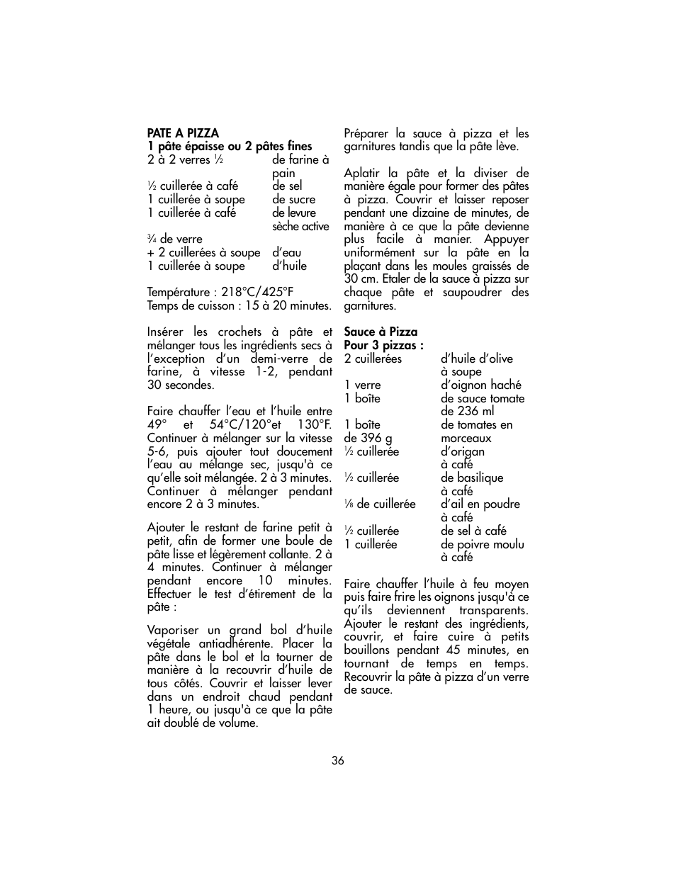 Toastmaster TSM10 User Manual | Page 36 / 66