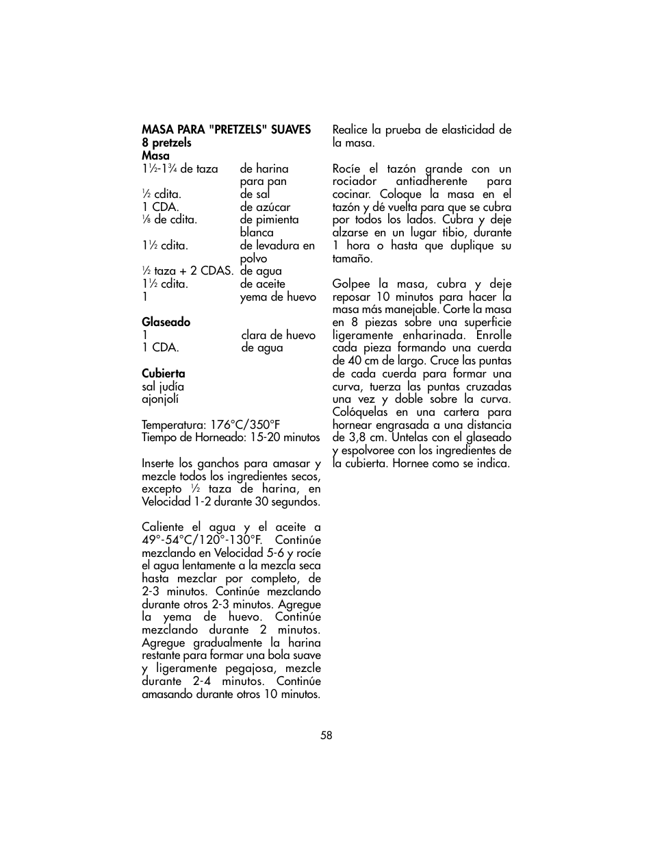 Toastmaster TSM10 User Manual | Page 58 / 66