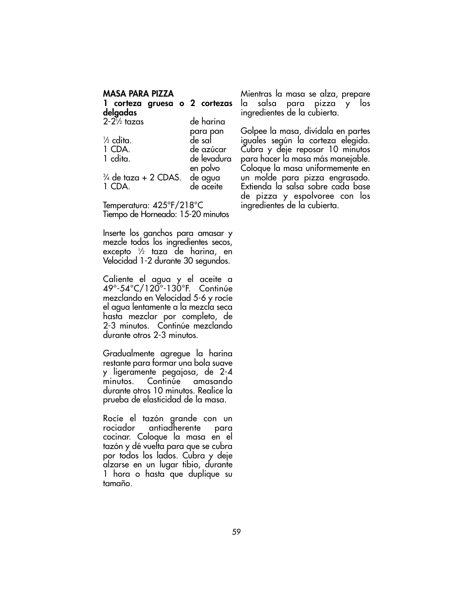 Toastmaster TSM10 User Manual | Page 59 / 66