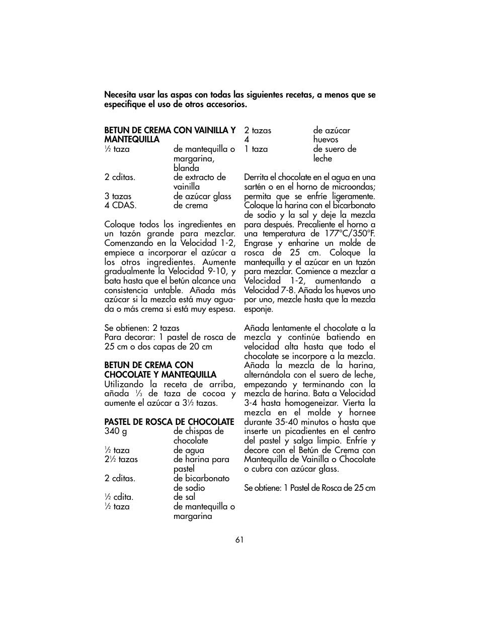 Toastmaster TSM10 User Manual | Page 61 / 66