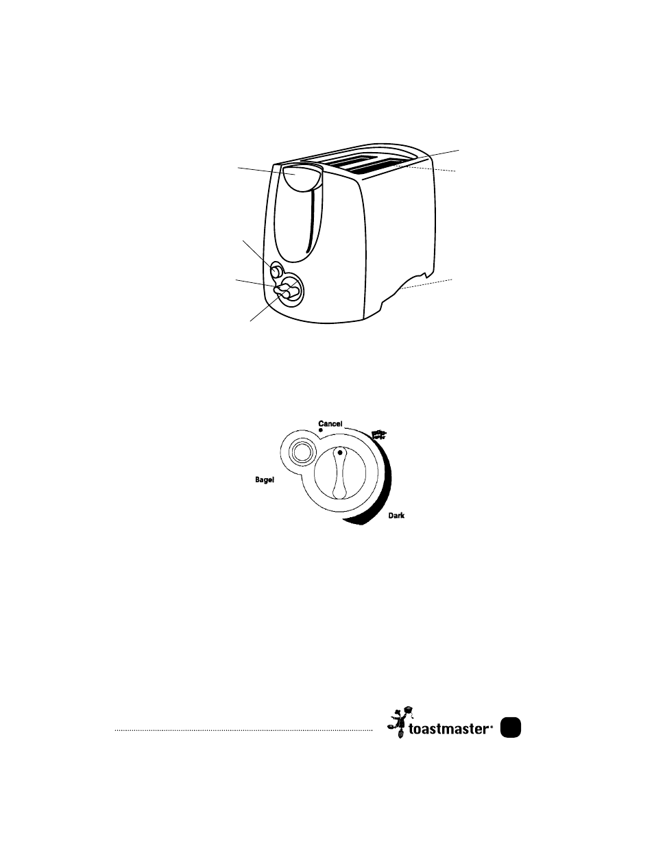Toasting instructions | Toastmaster T2035W User Manual | Page 4 / 10