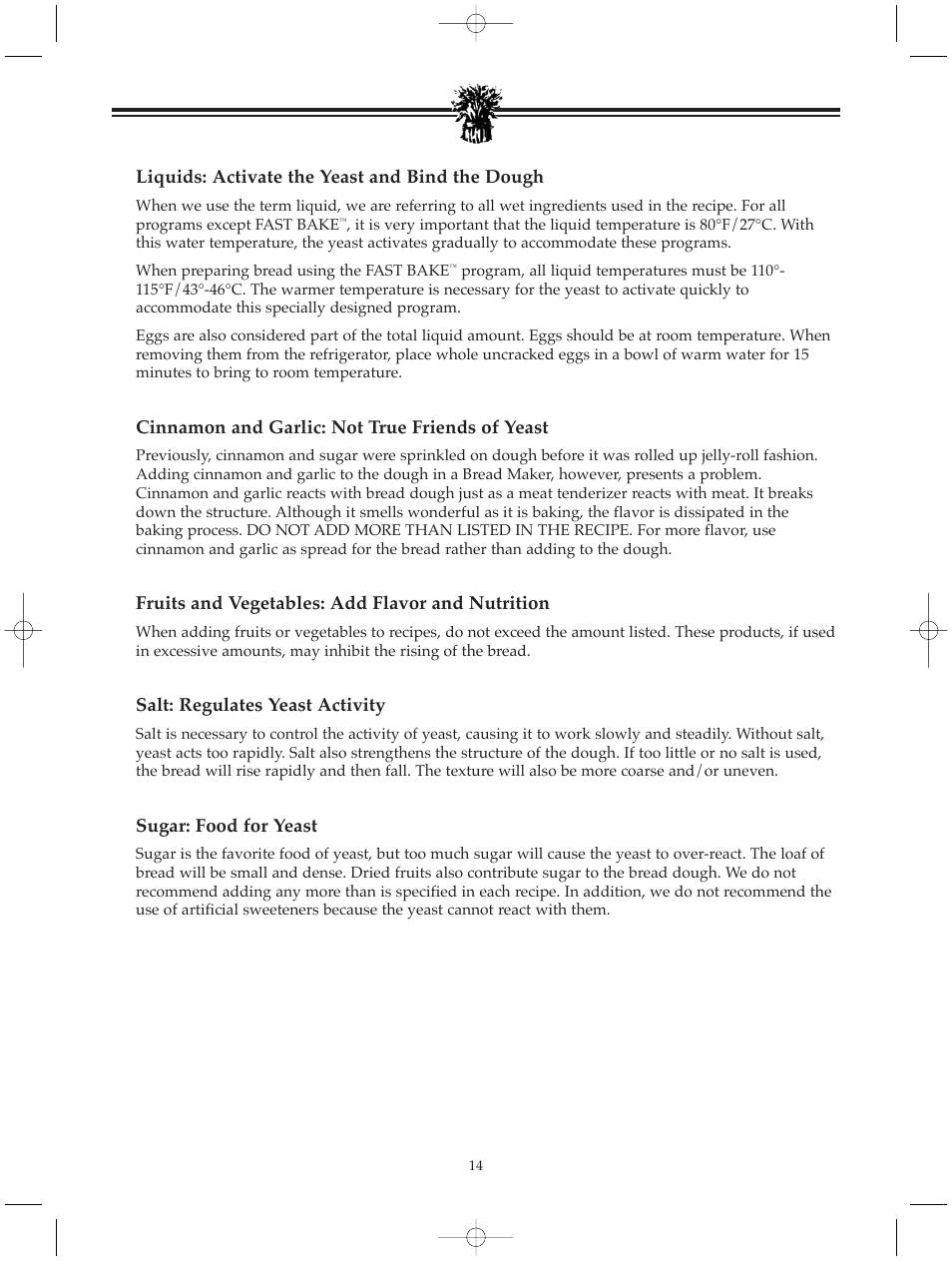 Breadman BREAD BAKER TR520 User Manual | Page 16 / 68
