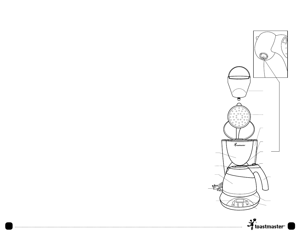 Plasticizers warnings, Know your 8-cup thermal carafe coffee maker | Toastmaster TCM8TD User Manual | Page 5 / 16