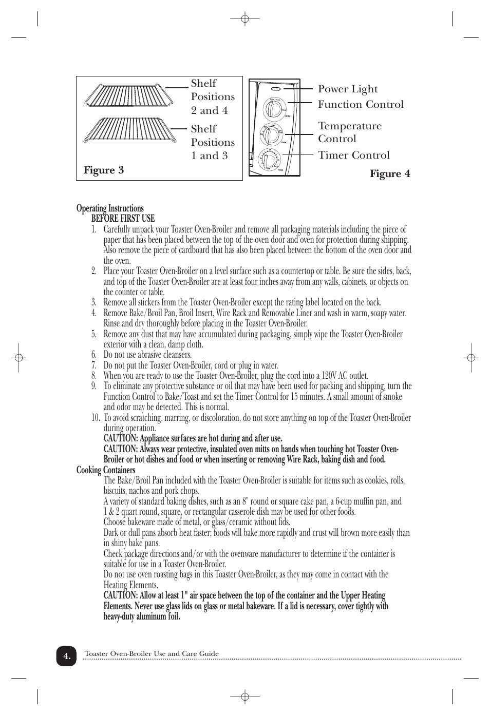 Toastmaster TOV425RLCAN User Manual | Page 5 / 12