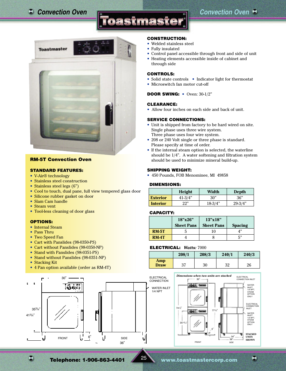 Convection oven | Toastmaster TP209 User Manual | Page 27 / 68