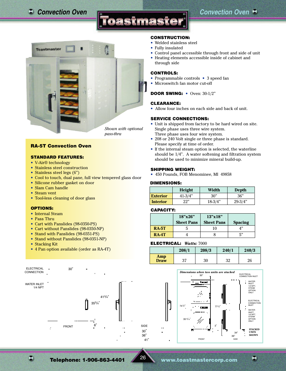 Convection oven | Toastmaster TP209 User Manual | Page 28 / 68