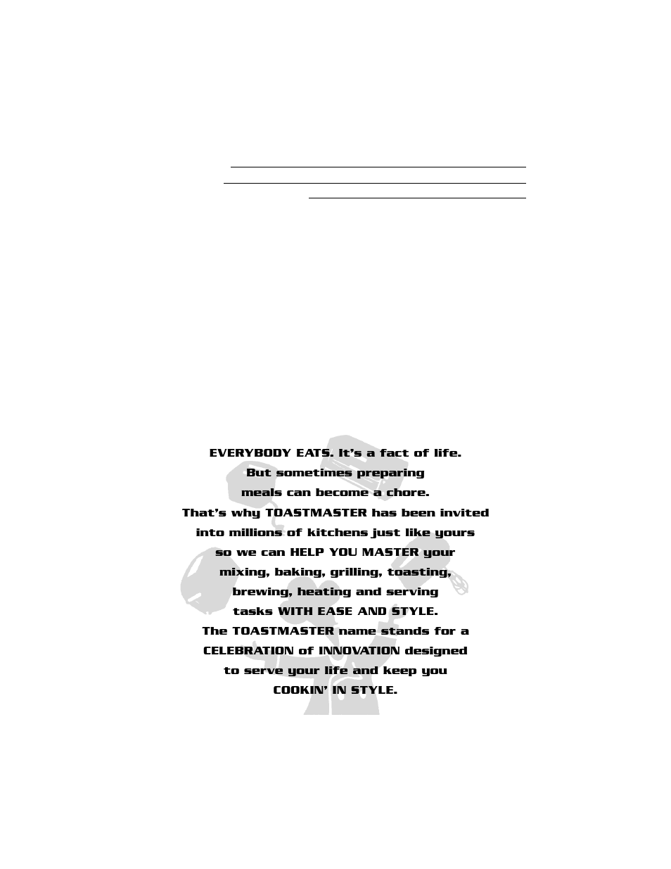 Toastmaster TRC5 User Manual | Page 12 / 12