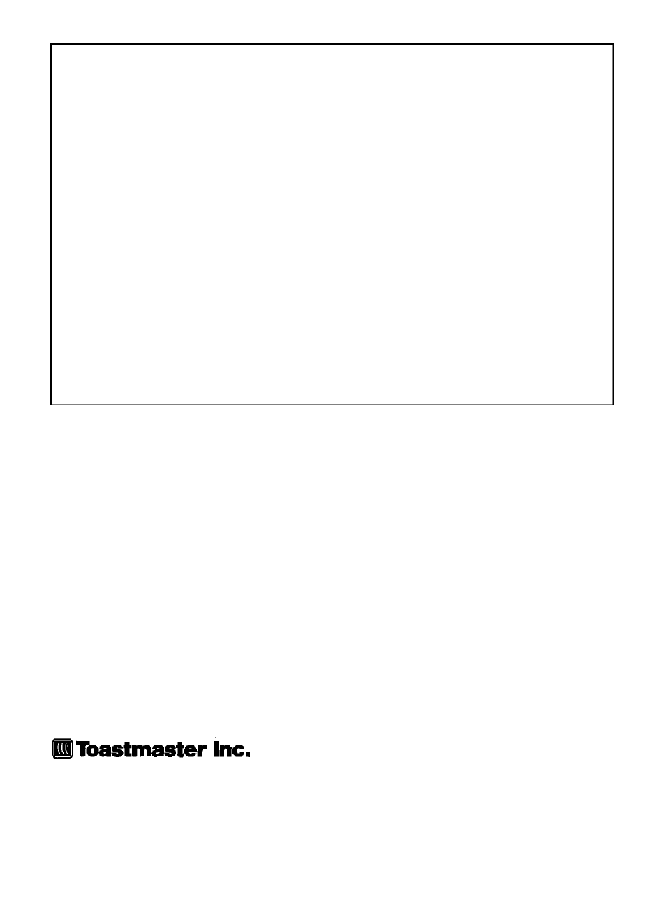 Keep dated sales receipt for warranty serv i c e | Toastmaster 1143S User Manual | Page 60 / 60