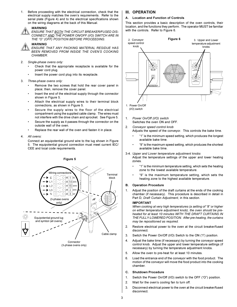 Toastmaster CONVEYOR TC2000 User Manual | Page 3 / 6