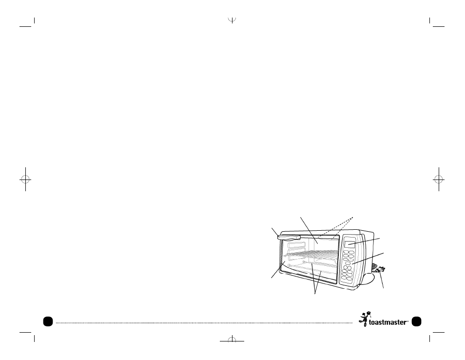 Operating instructions, Cooking containers | Toastmaster TOV211 User Manual | Page 6 / 34