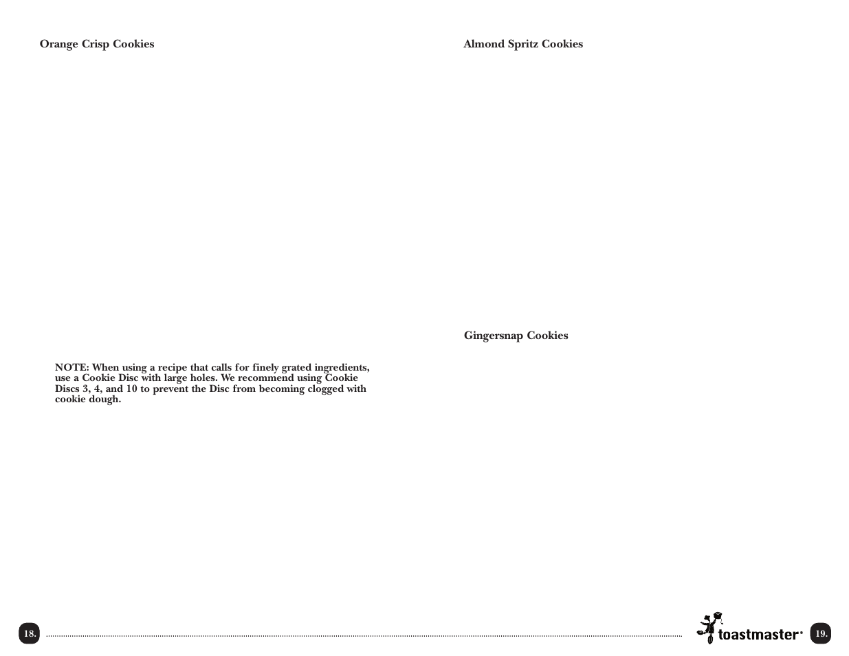 Toastmaster TMCKM2SIM User Manual | Page 20 / 30