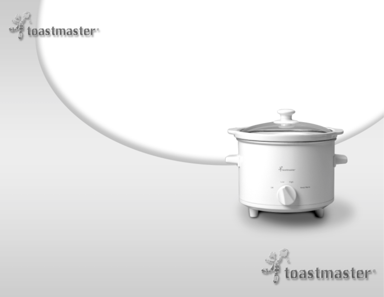 Slow c ooker w ith r emovable c rock | Toastmaster TSC29W User Manual | Page 22 / 22